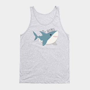 Great White Shark Made for Greatness Tank Top